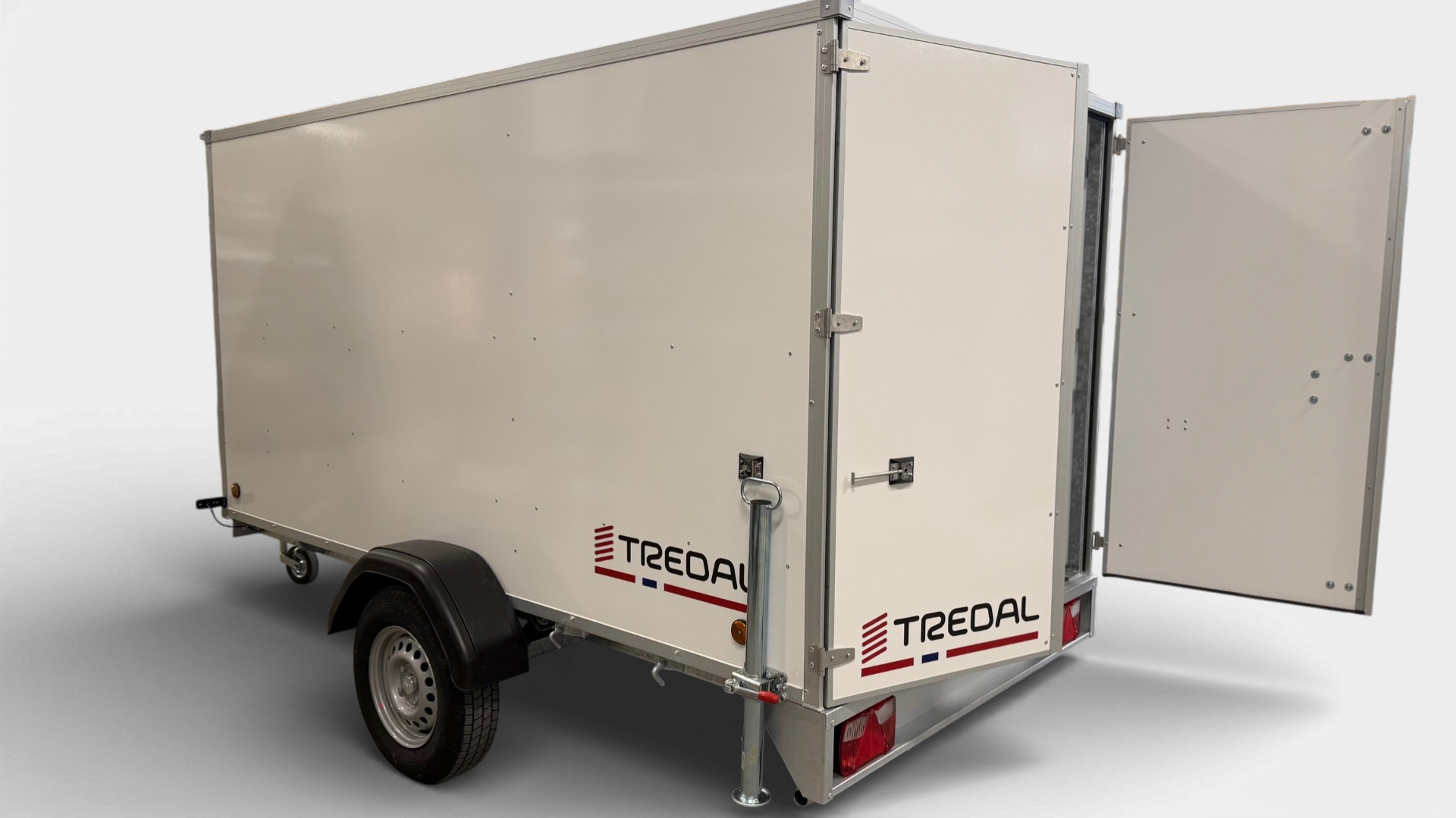 Her vist med støtteben som tilleggsutstyr